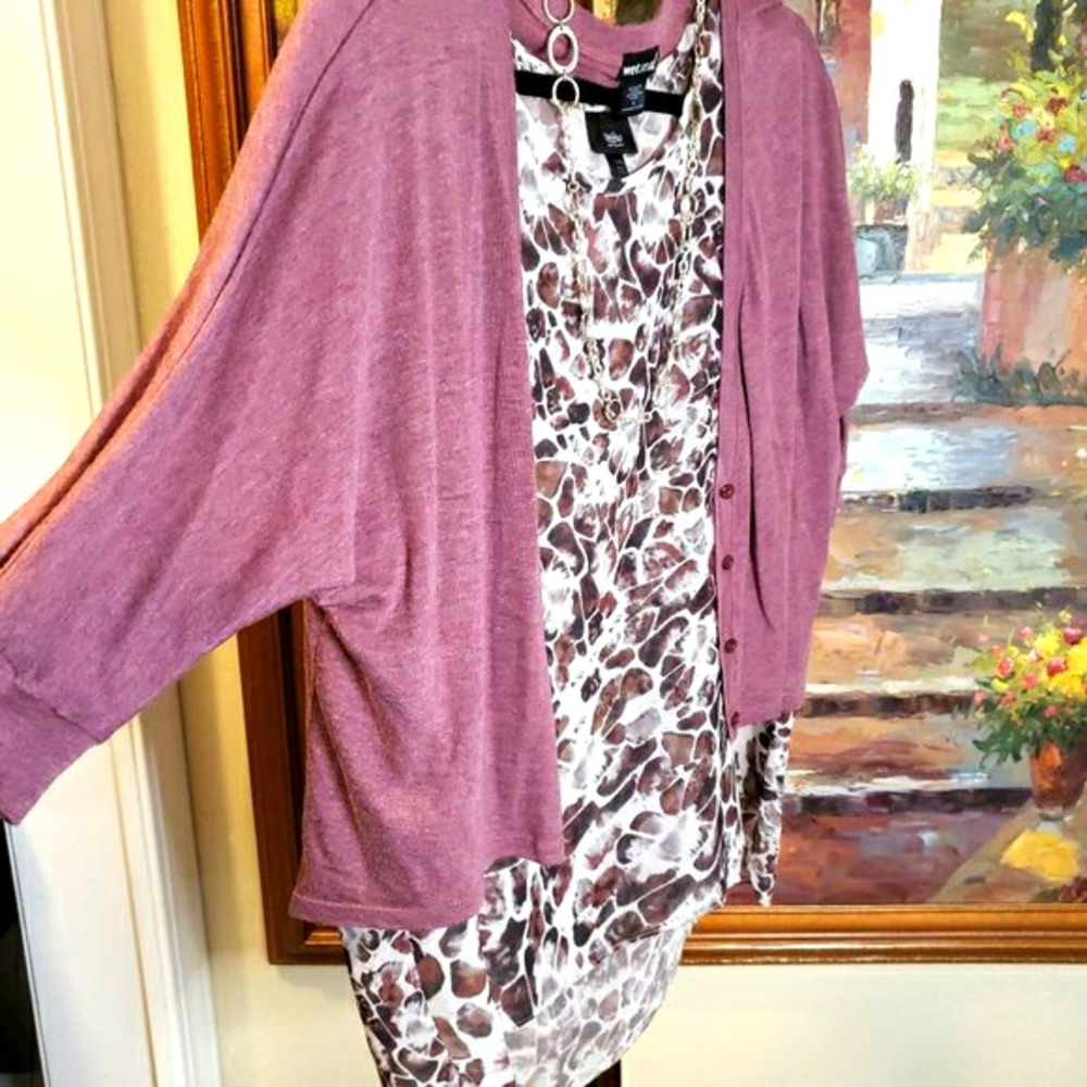 🥰3☆$25 2pcs cute pink Wet Seal Cardigan - Picture 2 of 8